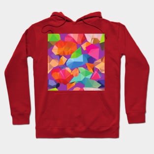 Abstract seamless background artwork with magic crystals Hoodie